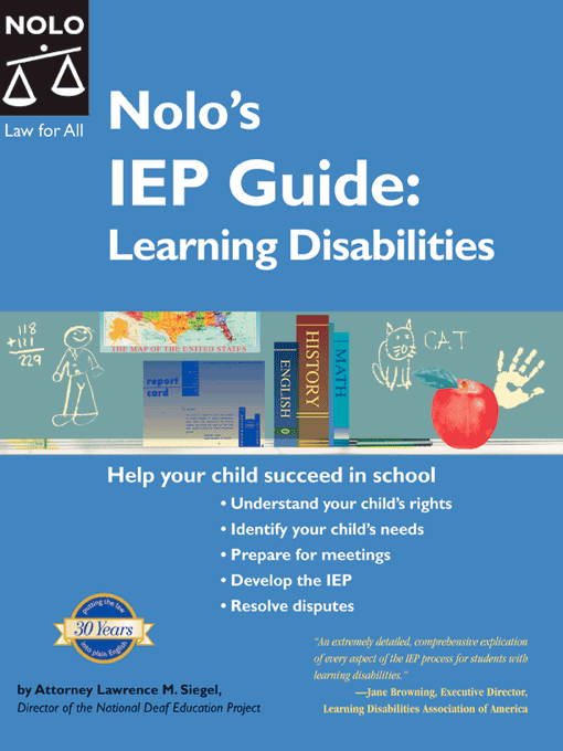 Title details for Nolo's IEP Guide by Lawrence M. Siegel  - Available